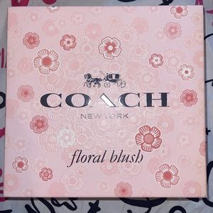 Coach New York floral blush 3 piece set
